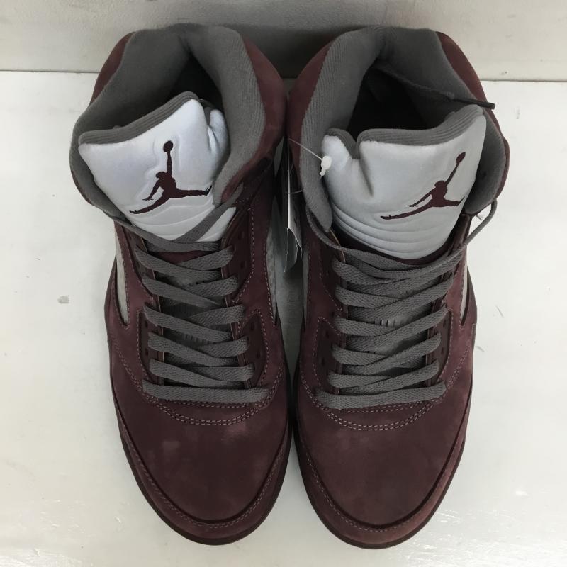 ナイキ NIKE スニーカー スニーカー DZ4131-600 Nike Air Jordan 5 Retro SE Burgundy ナイキ エアジョーダン5 レトロ SE バーガンディ 27.0cm ロゴ、文字 灰 / グレー / X えんじ / ワインレッド /  メンズ USED 古着 中古 10122746