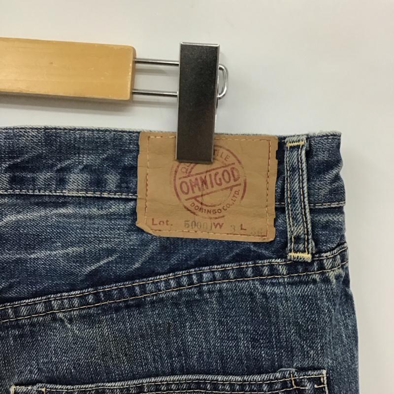 オムニゴッド OMNIGOD パンツ デニム、ジーンズ デニムパンツ ワイドパンツ カジュアルパンツ 32インチ 無地 インディゴ / インディゴ /  メンズ USED 古着 中古 10130503