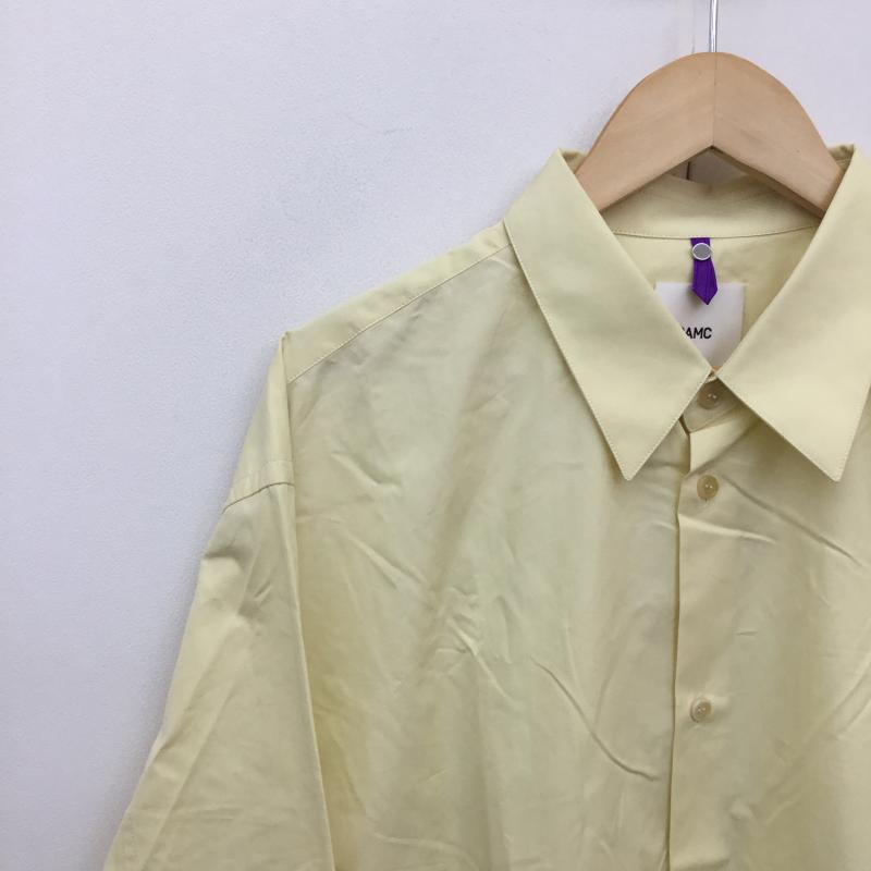 オーエーエムシー OAMC シャツ、ブラウス 長袖 OAMC 23E28OAU54COTOA005 XL 刺繍 X ワンポイント 黄 / イエロー /  メンズ USED 古着 中古 10128707
