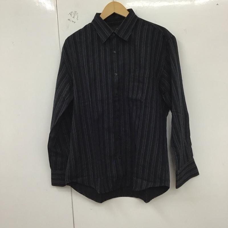 ランバン LANVIN シャツ、ブラウス 長袖 長袖シャツ 無地シャツ カラーシャツ ストライプシャツ L ストライプ マルチカラー / マルチカラー /  メンズ USED 古着 中古 10128644