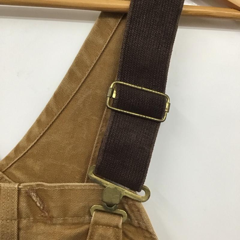カーハート Carhartt サロペット・オーバーオール サロペット、オーバーオール R02 BRN ダックビブオーバーオール ロゴ、文字 茶 / ブラウン /  メンズ USED 古着 中古 10138675