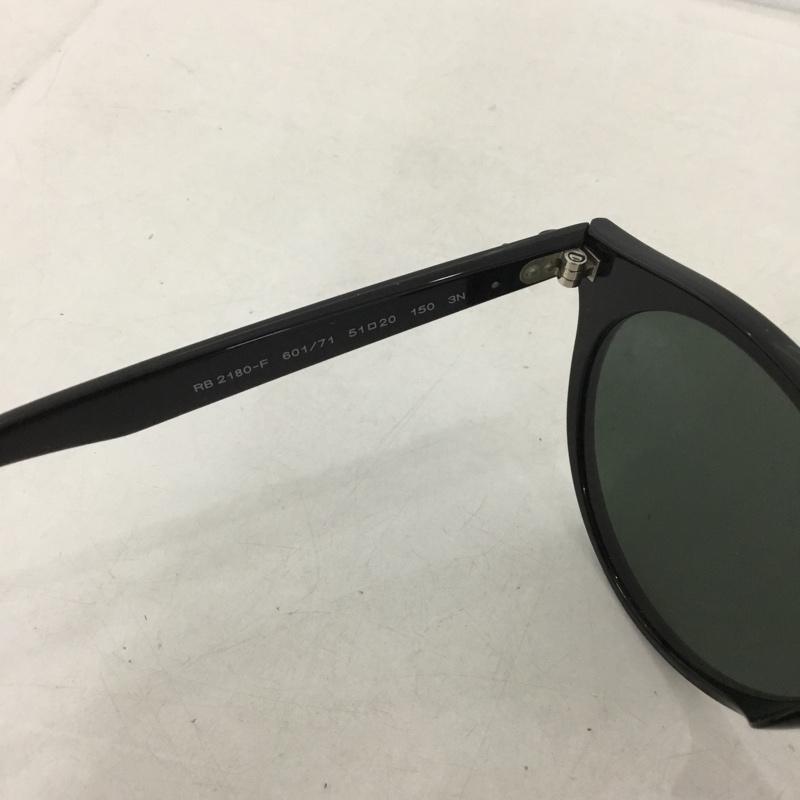 レイバン Ray-Ban めがね・サングラス サングラス RB2180-F グリーンレンズ ケース付き ロゴ、文字 黒 / ブラック /  メンズ USED 古着 中古 10142115