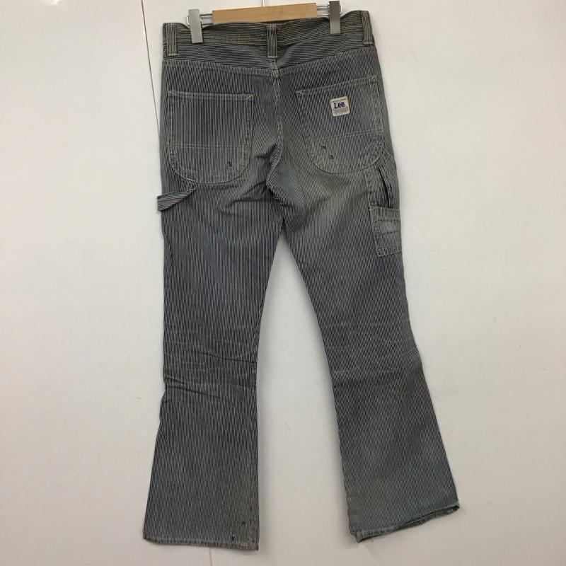 リー Lee パンツ ワークパンツ、ペインターパンツ JOHN’S CLOTHING ヒッコリー　ブーツカット M ストライプ 白 / ホワイト / X インディゴ / インディゴ /  メンズ USED 古着 中古 10131421