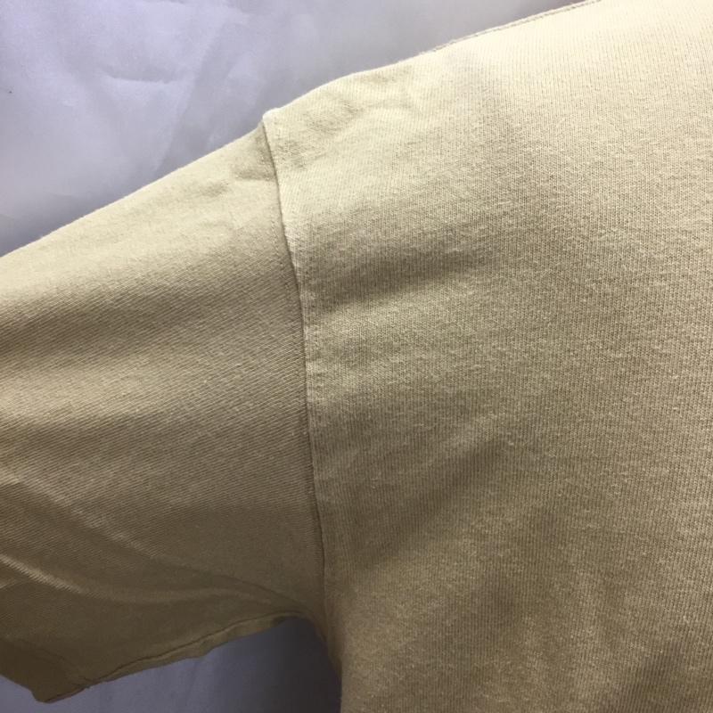 ザノースフェイス THE NORTH FACE Tシャツ 半袖 nt32248 NuptseCottonS/STee 半袖カットソー XL ロゴ、文字 ベージュ / ベージュ /  メンズ USED 古着 中古 10116687