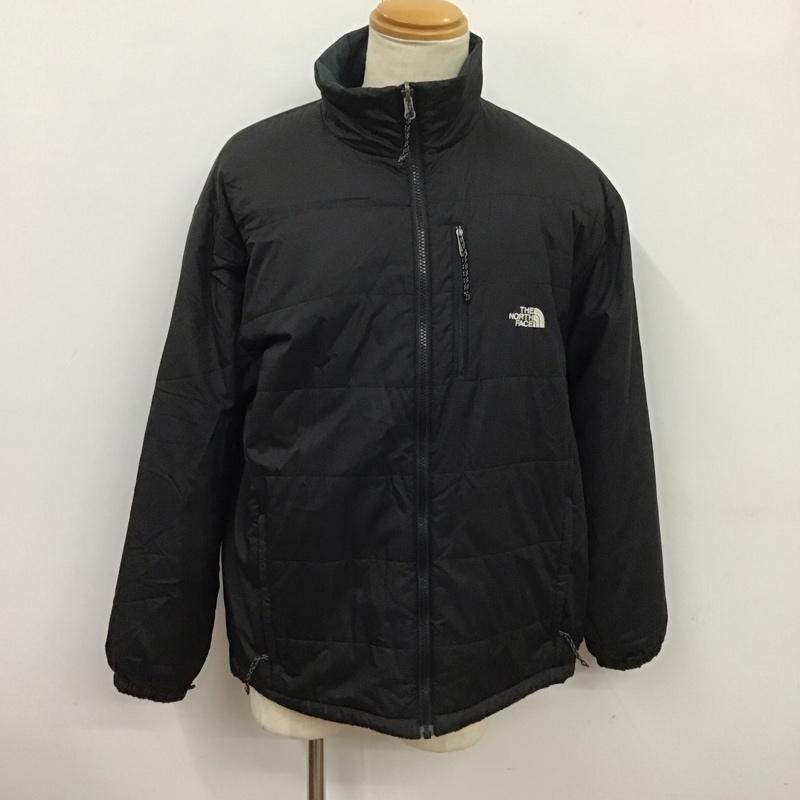 ザノースフェイス THE NORTH FACE ジャケット、上着 ジャケット、ブレザー ny17100 ジップアップジャケット スタンドカラー アウター LL ロゴ、文字 黒 / ブラック /  メンズ USED 古着 中古 10123833