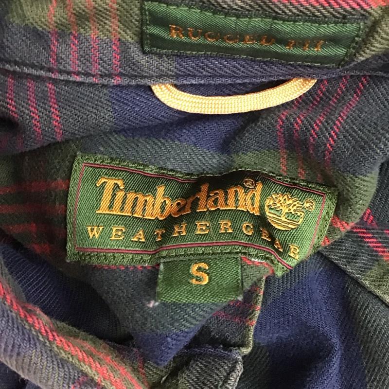 ティンバーランド Timberland シャツ、ブラウス 長袖 長袖シャツ チェックシャツ カラーシャツ ボタンダウンシャツ S チェック マルチカラー / マルチカラー /  メンズ USED 古着 中古 10124917