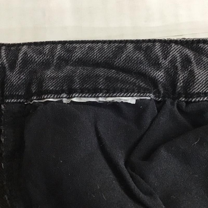 ザラ ZARA パンツ デニム、ジーンズ スキニー ストレッチ ハイウエスト 無地 黒 / ブラック /  レディース USED 古着 中古 10118460