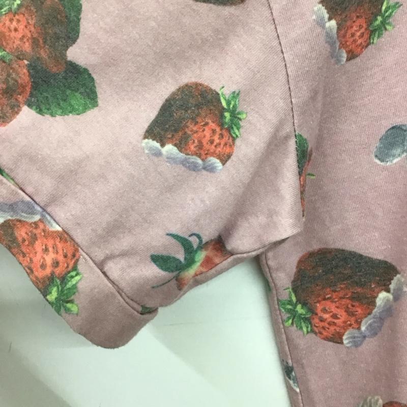 アンクルージュ ANKROUGE ワンピース ミニスカート 半袖ミニスカート クルーネック プリントTシャツ M プリント 桃 / ピンク /  レディース USED 古着 中古 10143734
