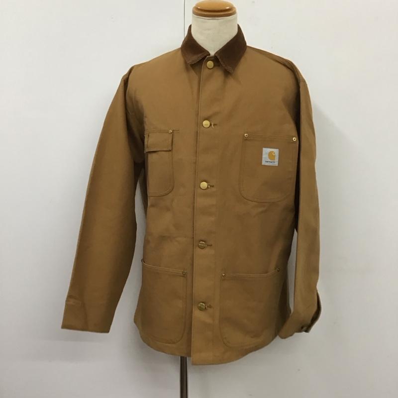 カーハート Carhartt ジャケット、上着 ジャケット、ブレザー カジュアルジャケット カラージャケット ポケットジャケット アウター ロゴ、文字 茶 / ブラウン /  メンズ USED 古着 中古 10116555