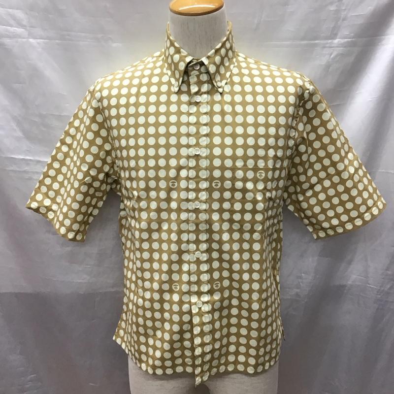アベイシングエイプ A BATHING APE シャツ、ブラウス 半袖 半袖シャツ カラーシャツ 半袖カットソー ドットシャツ L ドット マルチカラー / マルチカラー /  メンズ USED 古着 中古 10117437