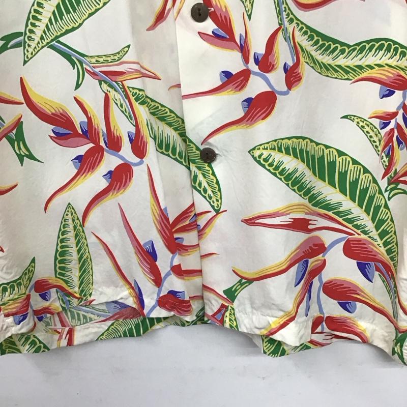 サンサーフ SUN SURF シャツ、ブラウス 半袖 半袖シャツ プリントシャツ ポケットシャツ アロハシャツ M プリント マルチカラー / マルチカラー /  メンズ USED 古着 中古 10136232
