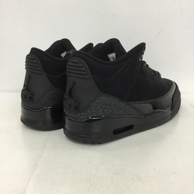 ナイキ NIKE スニーカー スニーカー CT8532-001 AIR JORDAN 3 RETRO 28cm 箱有 28.0cm ロゴ、文字 黒 / ブラック /  メンズ USED 古着 中古 10146584