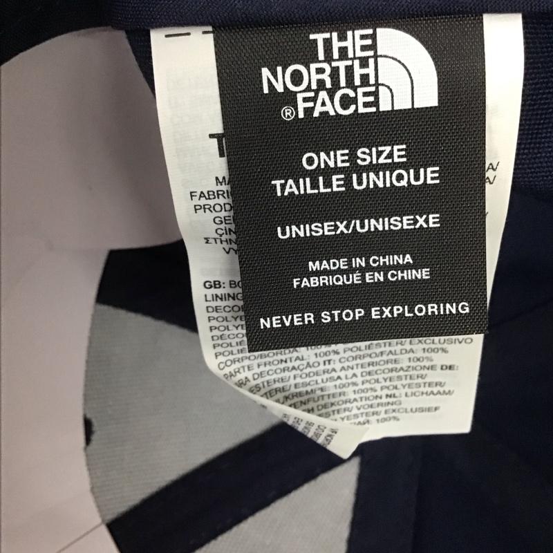 ザノースフェイス THE NORTH FACE 帽子 キャップ NF0A4VSV RECYCLED 66 CLASSIC HAT タグ付き ロゴ、文字 紺 / ネイビー /  メンズ USED 古着 中古 10132513