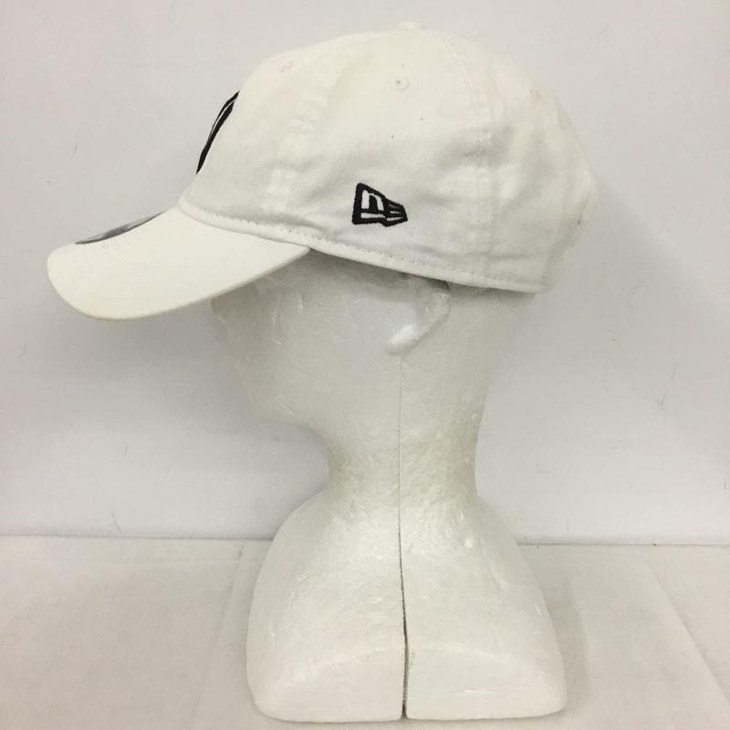ニューエラ NEW ERA 帽子 キャップ NY ニューヨーク ヤンキース 9TWENTY ロゴ、文字 白 / ホワイト /  メンズ USED 古着 中古 10150007