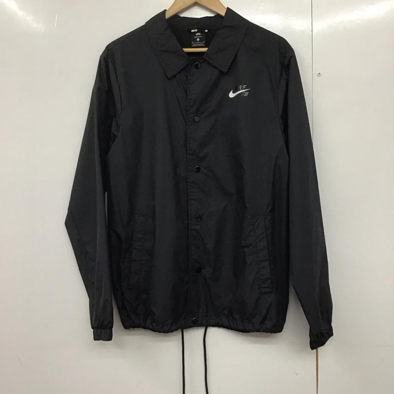 ナイキ NIKE ジャケット、上着 ジャケット、ブレザー ao0565-010 SHIELDCOACHJACKET フロントボタン M ロゴ、文字 黒 / ブラック /  メンズ USED 古着 中古 10143479