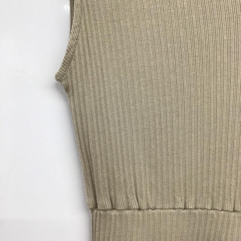 フリーズマート FREE S MART ワンピース ロングスカート ノースリーブニットワンピース タイトワンピース FREE 無地 ベージュ / ベージュ /  レディース USED 古着 中古 10142068