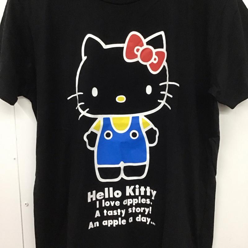 古着 USED Tシャツ 半袖 ハローキティ LL キャラクター X プリント 黒 / ブラック /  レディース USED 古着 中古 10147702