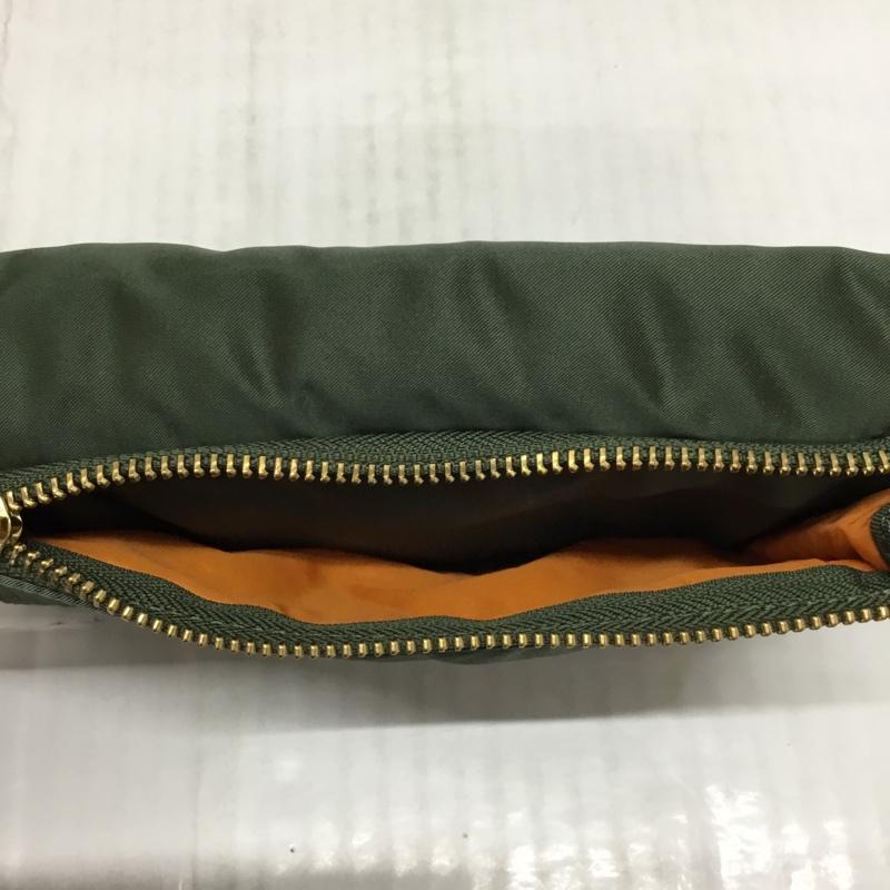 ポーター PORTER 財布 長財布 POCKET WALLET タンカー ロゴ、文字 カーキ / カーキ /  メンズ USED 古着 中古 10117150