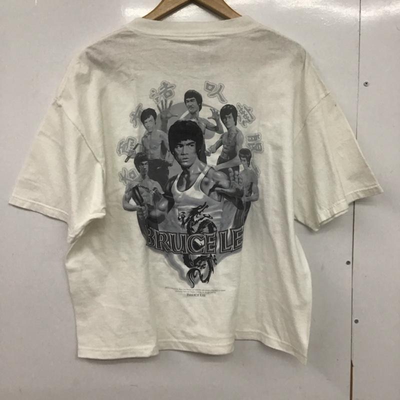 古着 USED Tシャツ 半袖 半袖カットソー プリントTシャツ クルーネックカットソー XL プリント 白 / ホワイト /  メンズ USED 古着 中古 10147989