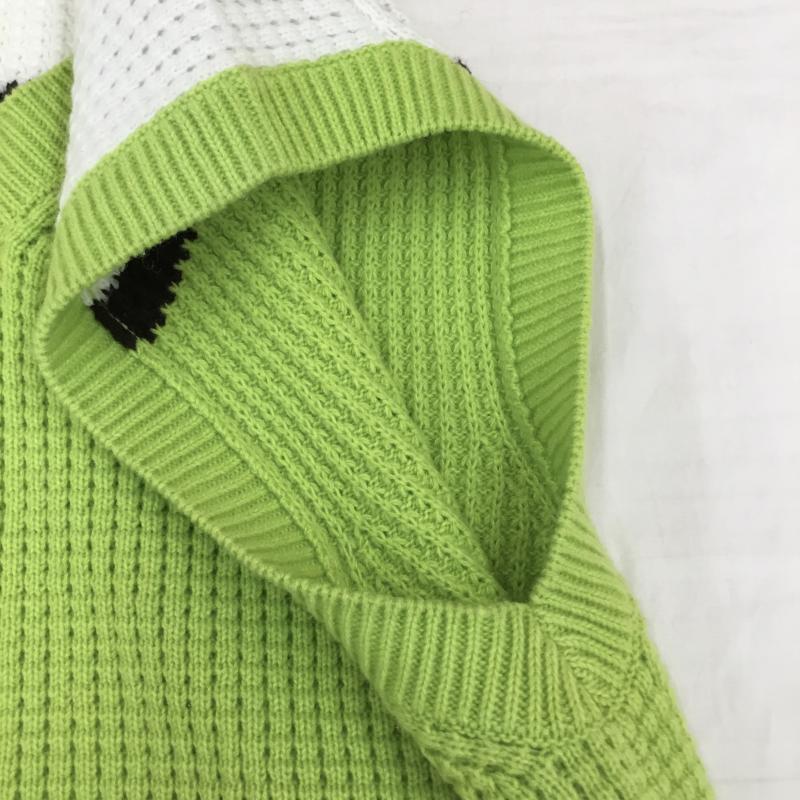 ユニクロ UNIQLO ベスト ベスト MARNI 4L  白 / ホワイト / X 緑 / グリーン /  レディース USED 古着 中古 10139896