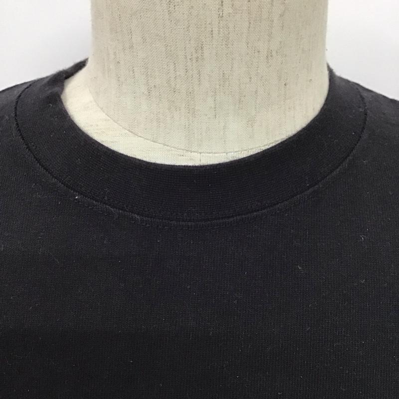 ザノースフェイス THE NORTH FACE カットソー 長袖 nt82034 長袖Tシャツ プリントTシャツ クルーネック M ロゴ、文字 黒 / ブラック /  メンズ USED 古着 中古 10124879