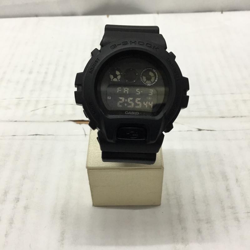 ジーショック G-SHOCK 腕時計 デジタル DW-6900BB オールブラック 箱有 ロゴ、文字 黒 / ブラック /  メンズ USED 古着 中古 10110541