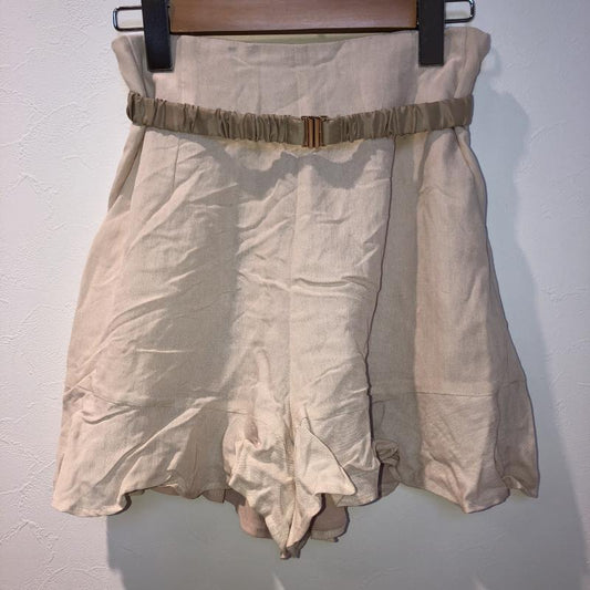ナイスクラップ NICE CLAUP パンツ キュロット FREE 無地 ベージュ / ベージュ / X 金 / ゴールド /  レディース USED 古着 中古 10031435