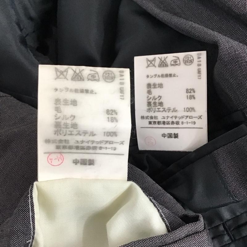 グリーンレーベルリラクシング green label relaxing セットアップ セットアップ セットアップ 長袖ジャケット スラックスパンツ 2点セット 44 無地 灰 / グレー /  メンズ USED 古着 中古 10130677