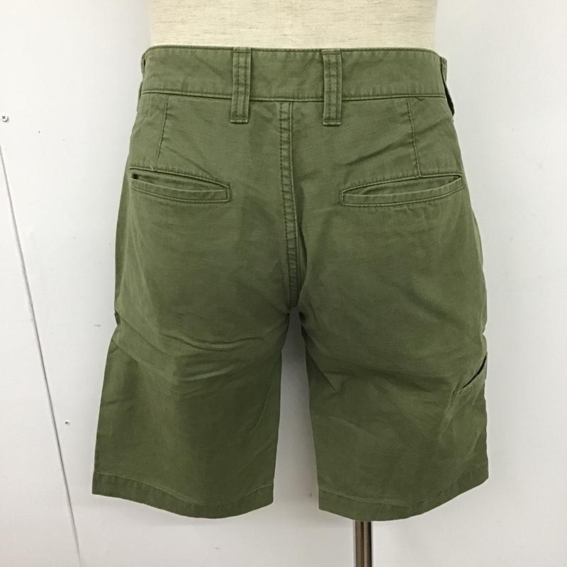 クオドロ quadro パンツ ショートパンツ ハーフパンツ ミリタリーパンツ ショートパンツ カジュアルパンツ 2 無地 カーキ / カーキ /  メンズ USED 古着 中古 10105604