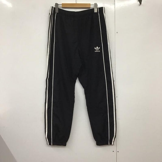 アディダス adidas パンツ ワークパンツ、ペインターパンツ dh3848 ウインドトラックパンツ ワイドパンツ ジャージ L ロゴ、文字 黒 / ブラック /  メンズ USED 古着 中古 10142926