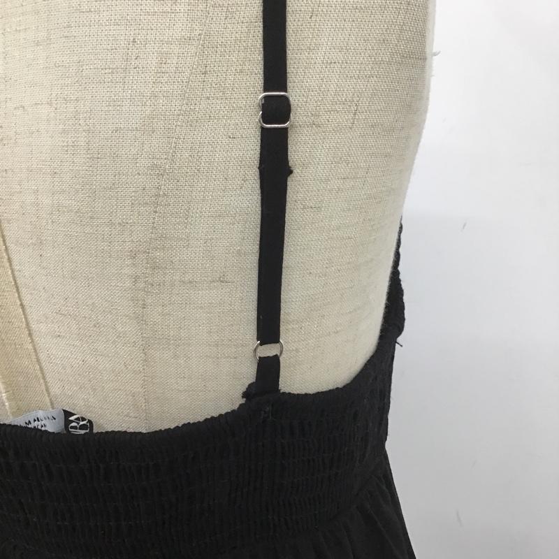 ザラ ZARA ワンピース ロングスカート M 無地 黒 / ブラック /  レディース USED 古着 中古 10106128