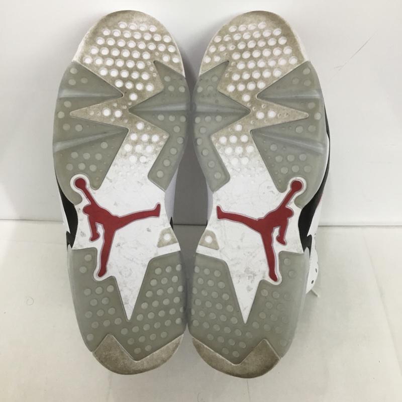ナイキ NIKE スニーカー スニーカー CT8529-106 AIR JORDAN 6 RETRO 28cm 箱有 28.0cm ロゴ、文字 白 / ホワイト / X 黒 / ブラック / X 赤 / レッド /  メンズ USED 古着 中古 10128885