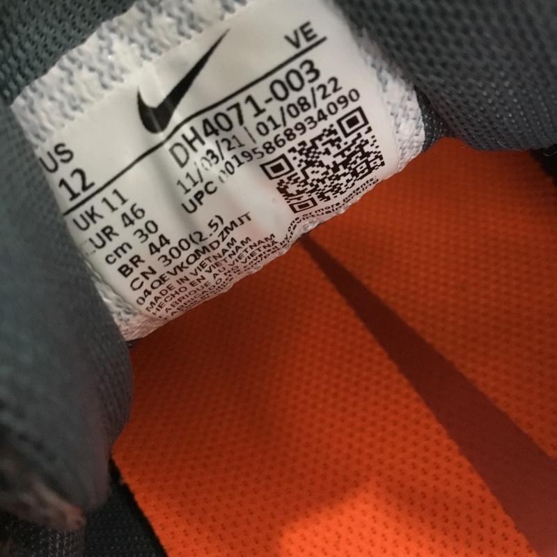 ナイキ NIKE スニーカー スニーカー DH4071-003 エアズームペガサス39 30cm 30.0cm ロゴ、文字 灰 / グレー / X 橙 / オレンジ /  メンズ USED 古着 中古 10133900