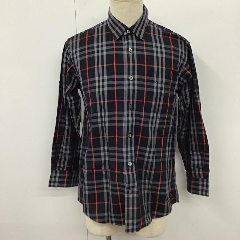 バーバリーズ BURBERRYS シャツ、ブラウス 長袖 長袖シャツ カラーシャツ ポケットシャツ 長袖カットソー チェックシャツ L チェック マルチカラー / マルチカラー /  メンズ USED 古着 中古 10123776