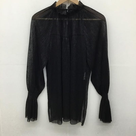 ミスティック mystic カットソー 長袖 FREE 無地 黒 / ブラック /  レディース USED 古着 中古 10137593