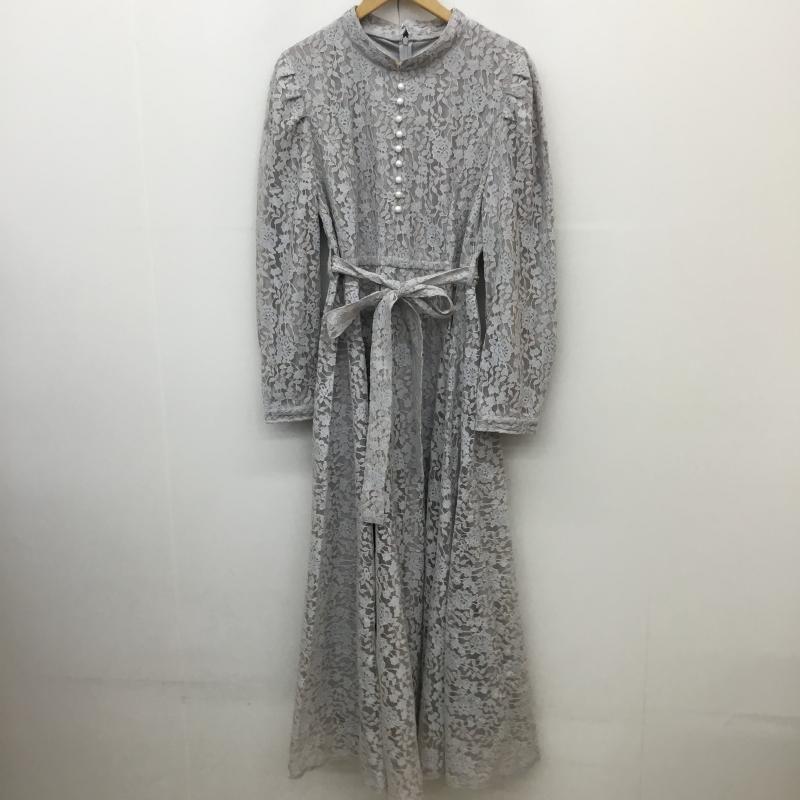 ユーズドクロージング used clothes ワンピース ロングスカート Acka エーシーケーエー　Acka83 2 総柄 X 花柄 灰 / グレー / X 青 / ブルー / X 桃 / ピンク /  レディース USED 古着 中古 10124391
