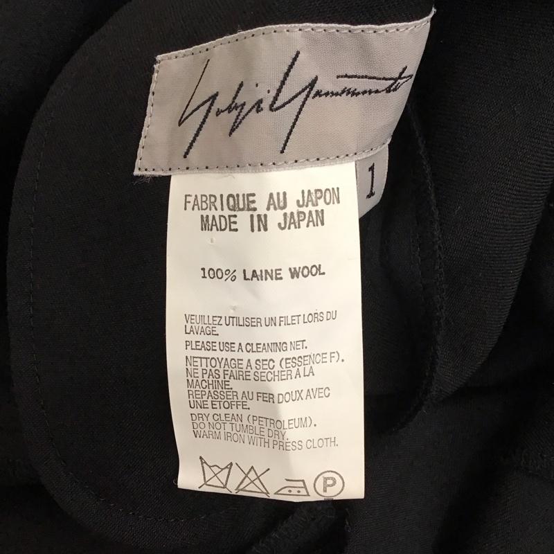 ヨウジヤマモト Yohji Yamamoto サロペット・オーバーオール サロペット、オーバーオール ウール 1 無地 黒 / ブラック /  レディース USED 古着 中古 10112144