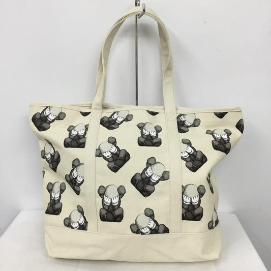 ユニクロ UNIQLO トートバッグ トートバッグ KAWS コラボ キャンバストート キャラクター アイボリー / アイボリー /  メンズ USED 古着 中古 10136351