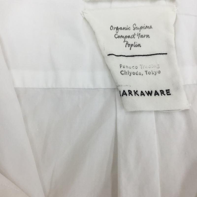 マーカ marka シャツ、ブラウス 長袖 MARKAWARE 18SS コンフォートフィット レギュラーカラーシャツ マーカウェア REGULAR COLLAR SHIRTS COMFORT FIT A18A-09SH03C 2号 無地 白 / ホワイト /  メンズ USED 古着 中古 10128184
