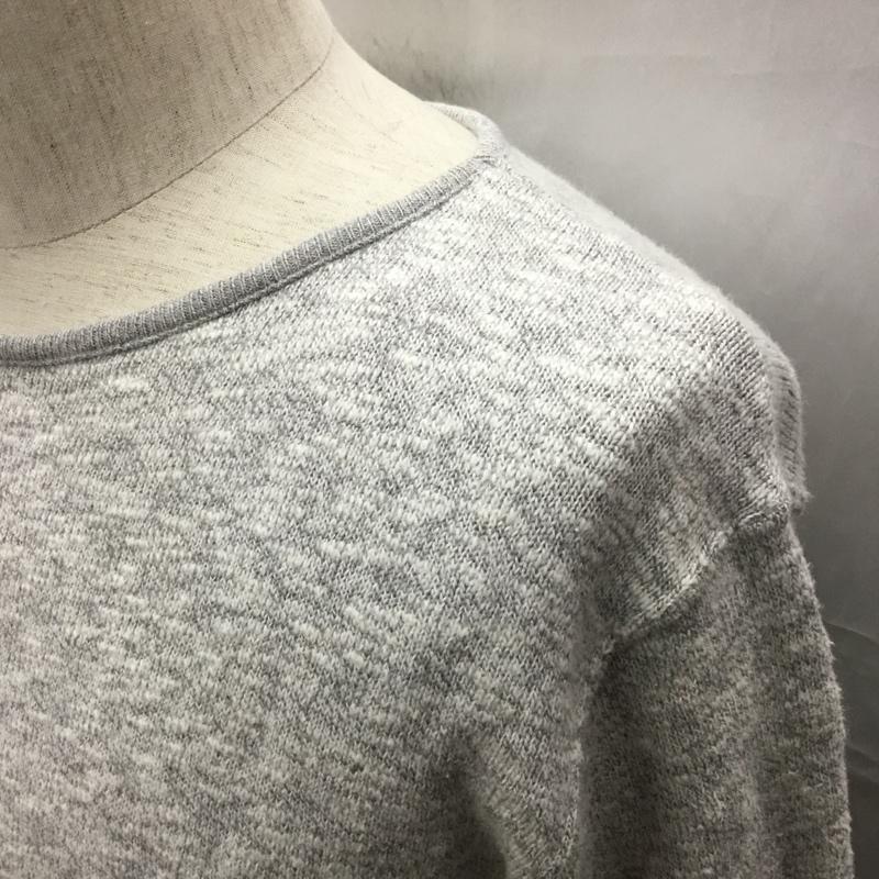古着 USED カットソー 長袖 長袖カットソー クルーネックカットソー ロングスリーブカットソー vieasy 5 無地 灰 / グレー /  メンズ USED 古着 中古 10115775