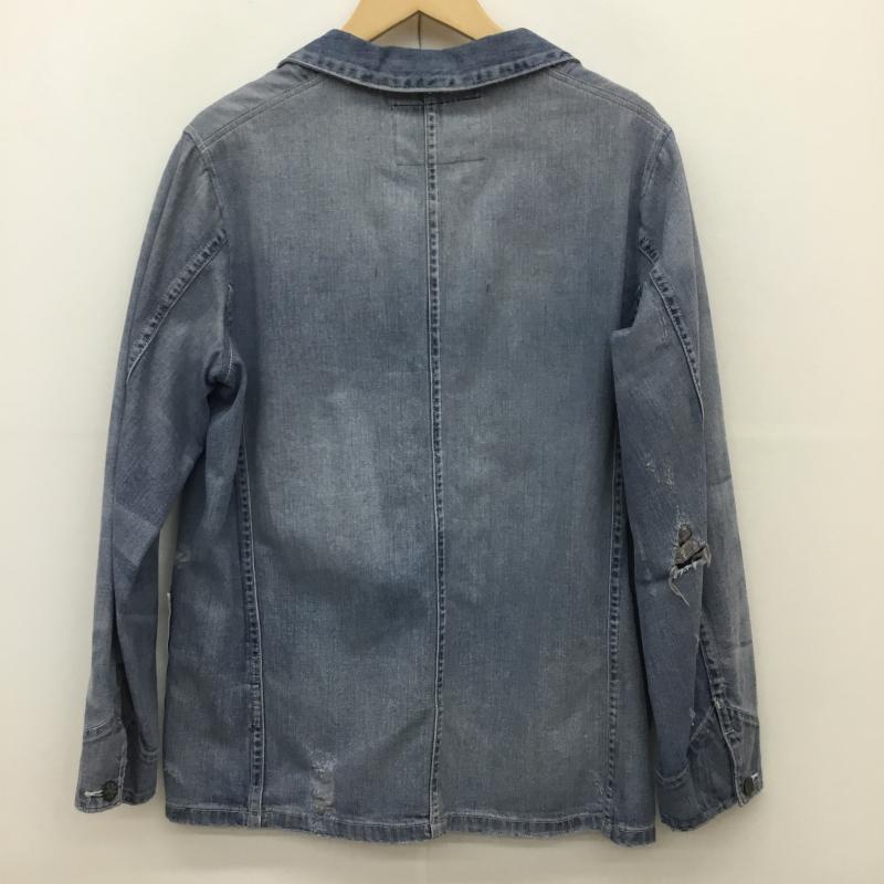 リーバイス Levi s ジャケット、上着 ジャケット、ブレザー used加工　ヴィンテージクロージング S ダメージ加工 青 / ブルー / X 茶 / ブラウン / X 白 / ホワイト /  メンズ USED 古着 中古 10122734