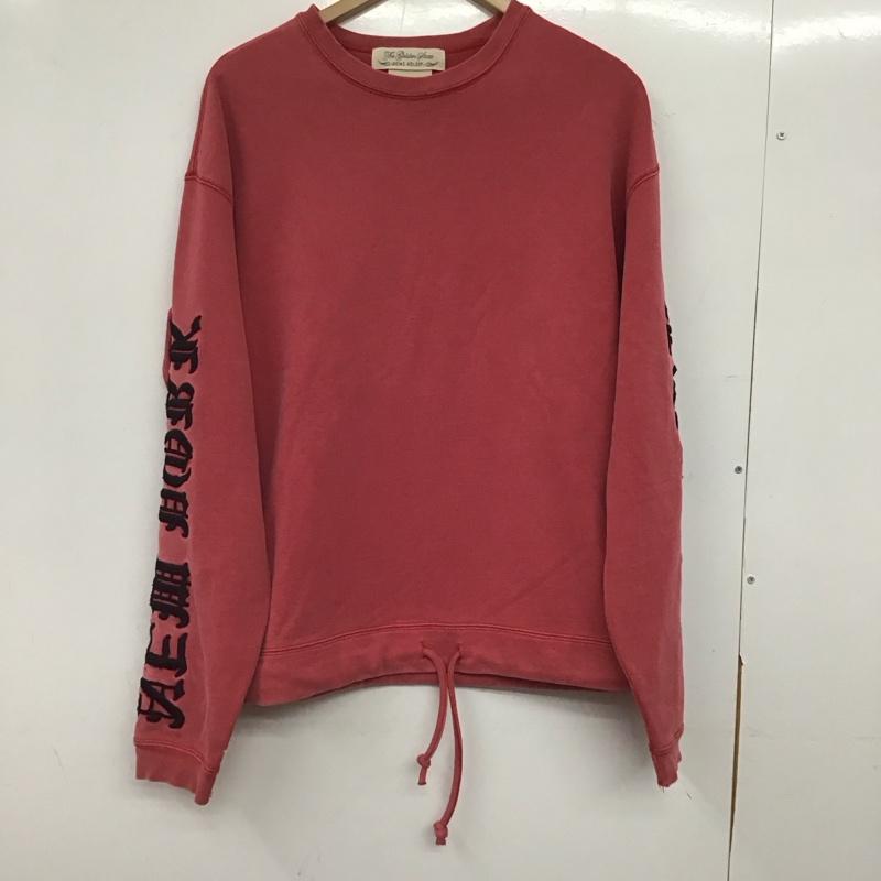 レミ レリーフ REMI RELIEF トレーナー 長袖 長袖トレーナー スウェット クルーネック プルオーバー M ロゴ、文字 赤 / レッド /  メンズ USED 古着 中古 10145062