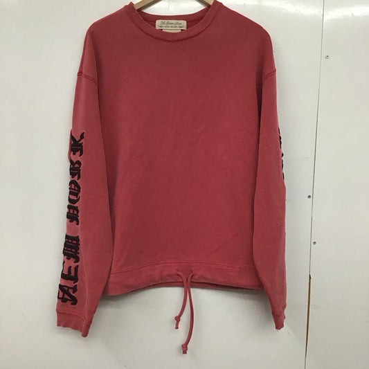 レミ レリーフ REMI RELIEF トレーナー 長袖 長袖トレーナー スウェット クルーネック プルオーバー M ロゴ、文字 赤 / レッド /  メンズ USED 古着 中古 10145062