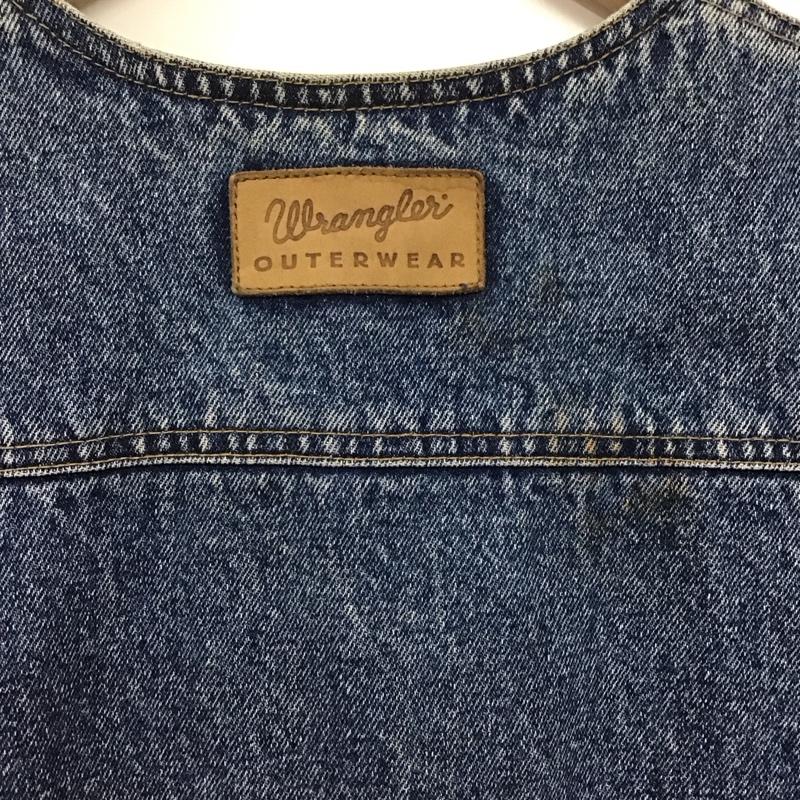 ラングラー Wrangler ベスト ベスト M 無地 インディゴ / インディゴ /  メンズ USED 古着 中古 10144660