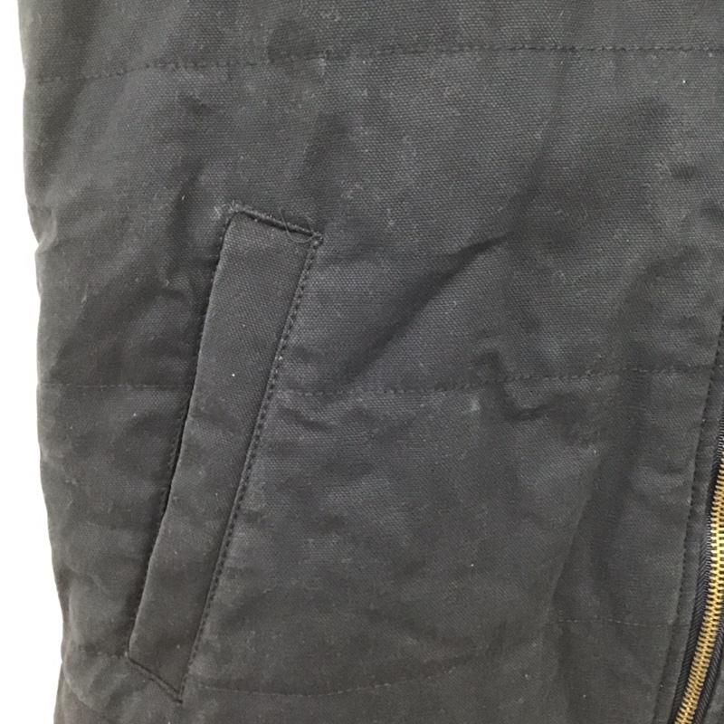 ラングラー Wrangler ベスト ベスト ジップアップベスト ノースリーブカットソー アウター M ロゴ、文字 紺 / ネイビー /  メンズ USED 古着 中古 10147267