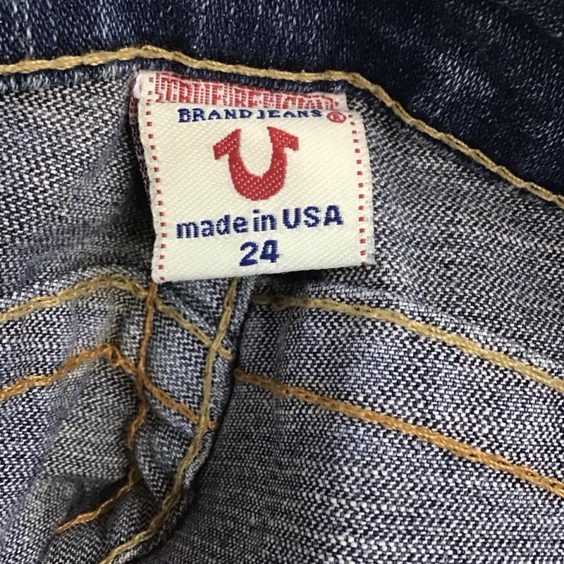 トゥルーレリジョン TRUE RELIGION パンツ デニム、ジーンズ デニムパンツ スリムパンツ ストレッチパンツ ジーンズ 無地 インディゴ / インディゴ /  メンズ USED 古着 中古 10117287