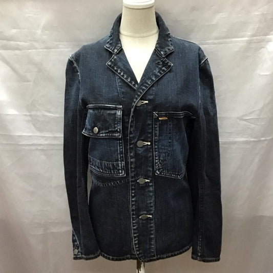 フォーティーファイブアールピーエム 45RPM ジャケット、上着 ジャケット、ブレザー デニムジャケット カラージャケット 長袖ジャケット ブルゾン Gジャン 無地 インディゴ / インディゴ /  レディース USED 古着 中古 10116569