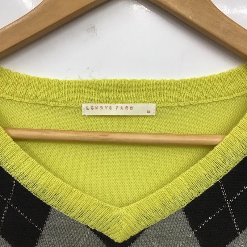 ローリーズファーム LOWRYS FARM ニット、セーター 長袖 長袖 M プリント マルチカラー / マルチカラー /  レディース USED 古着 中古 10117904