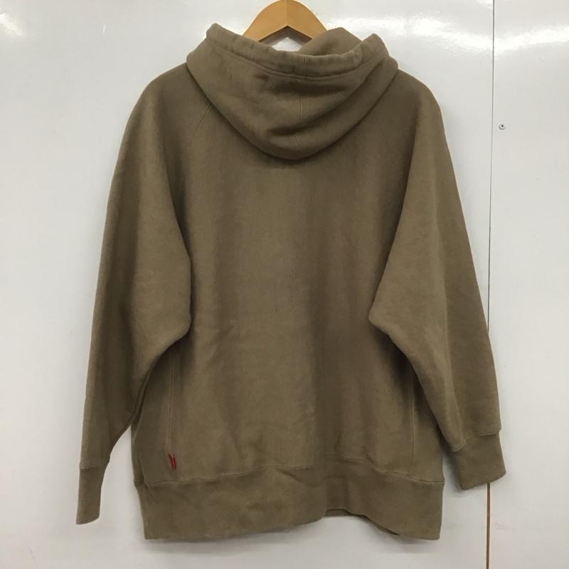 ダブルタップス W)TAPS パーカー 長袖 172ardt-csm08 17AW DESIGNHOODEDSWEATSHIRT COTTON M ロゴ、文字 グレージュ / グレージュ /  メンズ USED 古着 中古 10145854