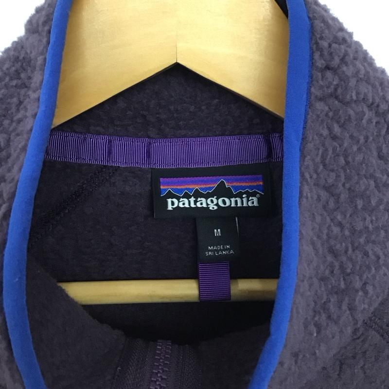 パタゴニア patagonia ジャケット、上着 ジャンパー、ブルゾン 22801fa20 レトロパイルジャケット ジップアップフリースジャケット M ロゴ、文字 紫 / パープル /  メンズ USED 古着 中古 10148025